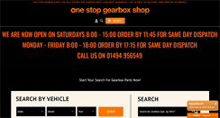 Desktop Screenshot of onestopgearboxshop.com